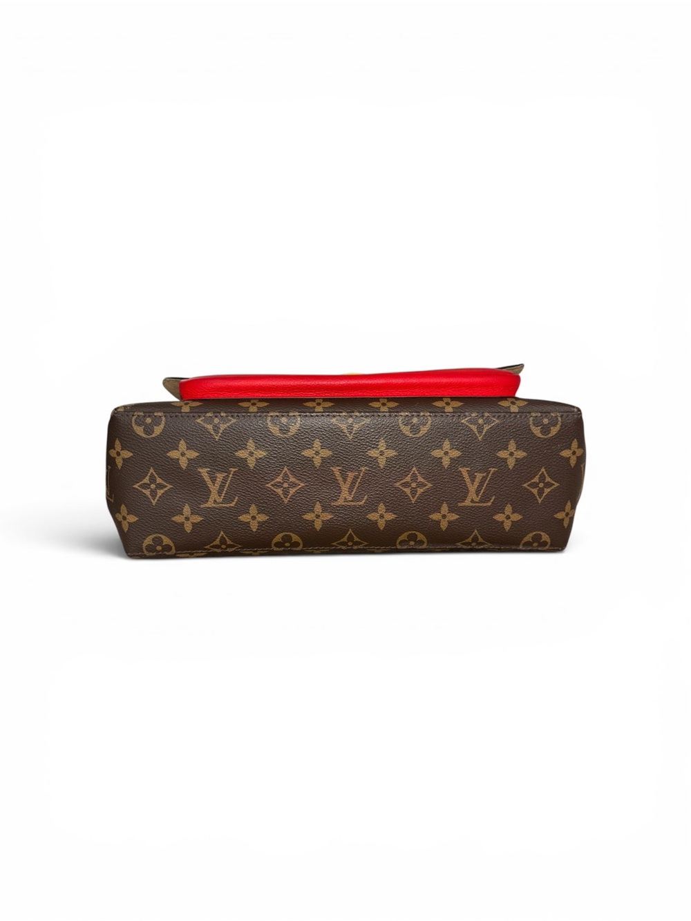 Louis Vuitton Monogram Messenger Bag with Red Leather Accent - Picture 4 of 6